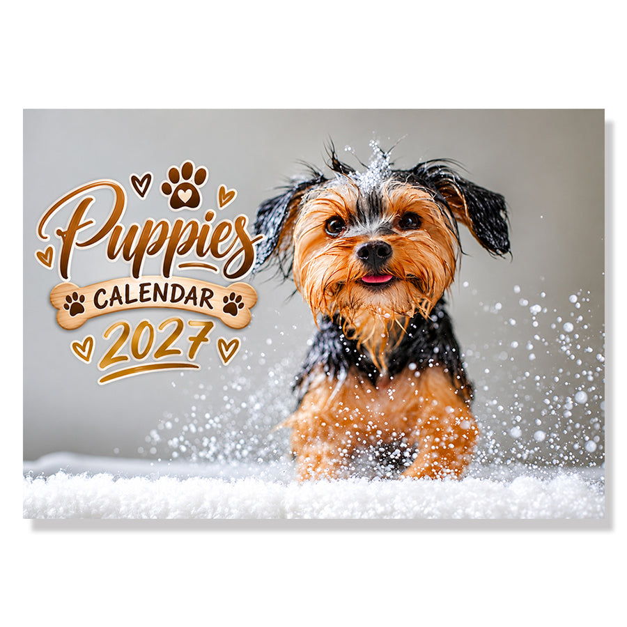 Puppies Calendar 2027