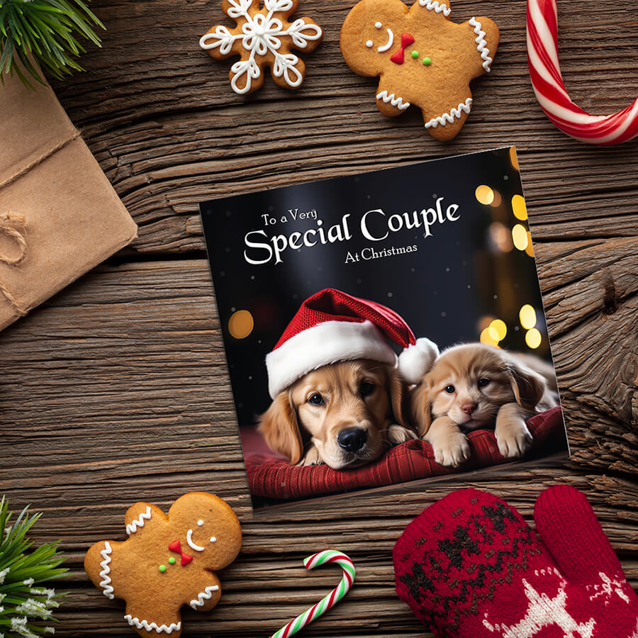Dog photo Christmas cards