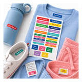 Stick On Clothing Name Labels - Plain