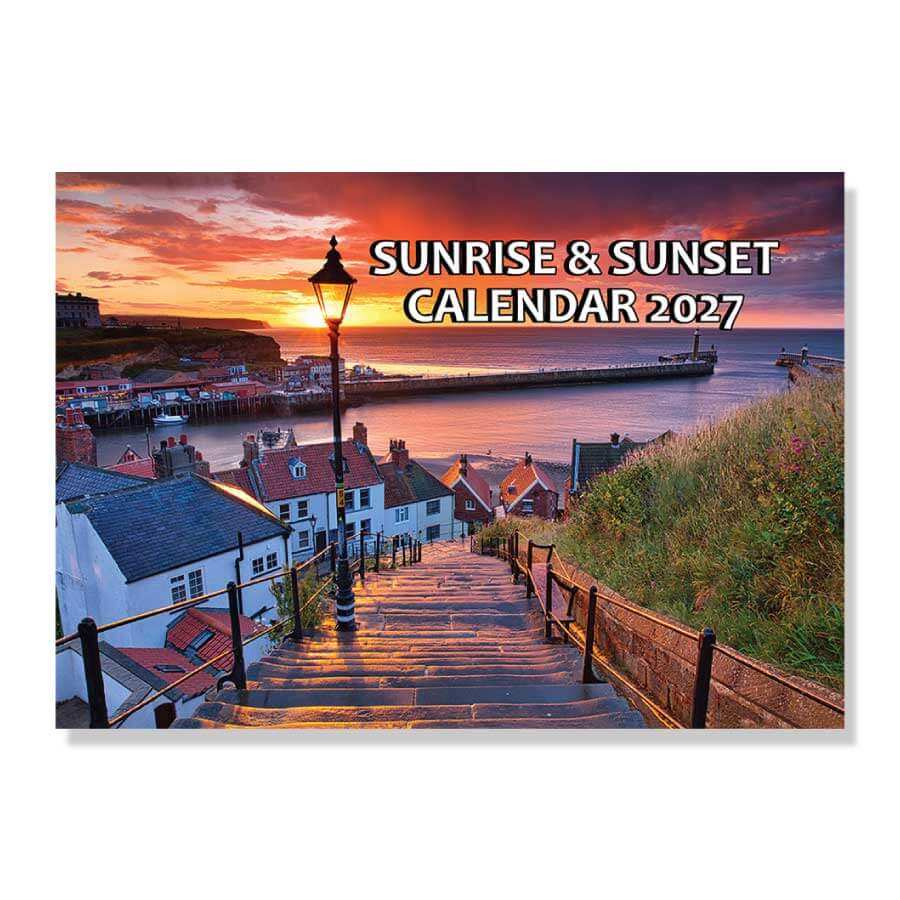 Sunrise and Sunset 2027 Calendar
