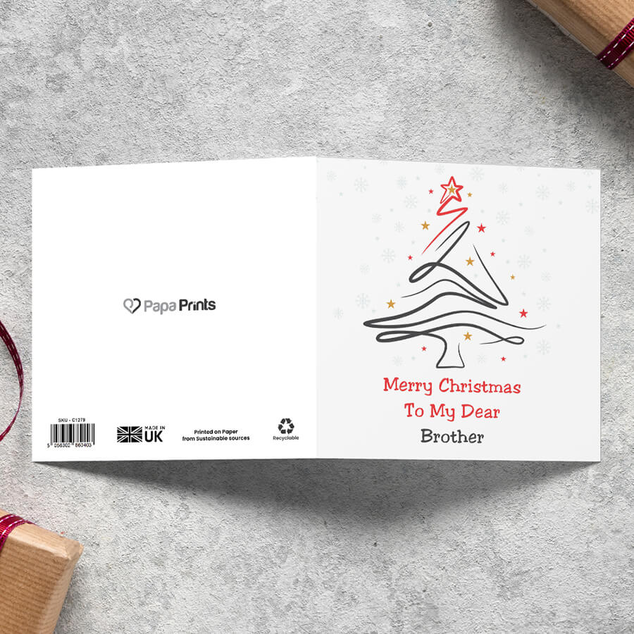 luxury brother  christmas card