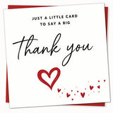 Thank You Greeting Card with Envelope FSC Certified