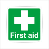 First Aid Symbol Stickers