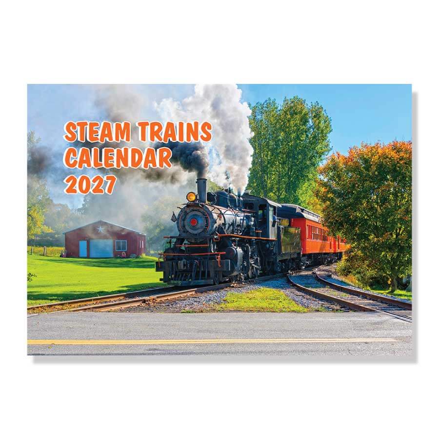 Steam Trains 2027 calendar
