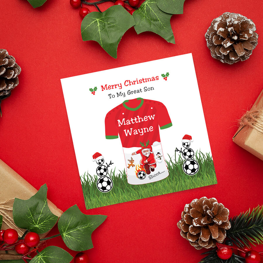Grandson Christmas Card