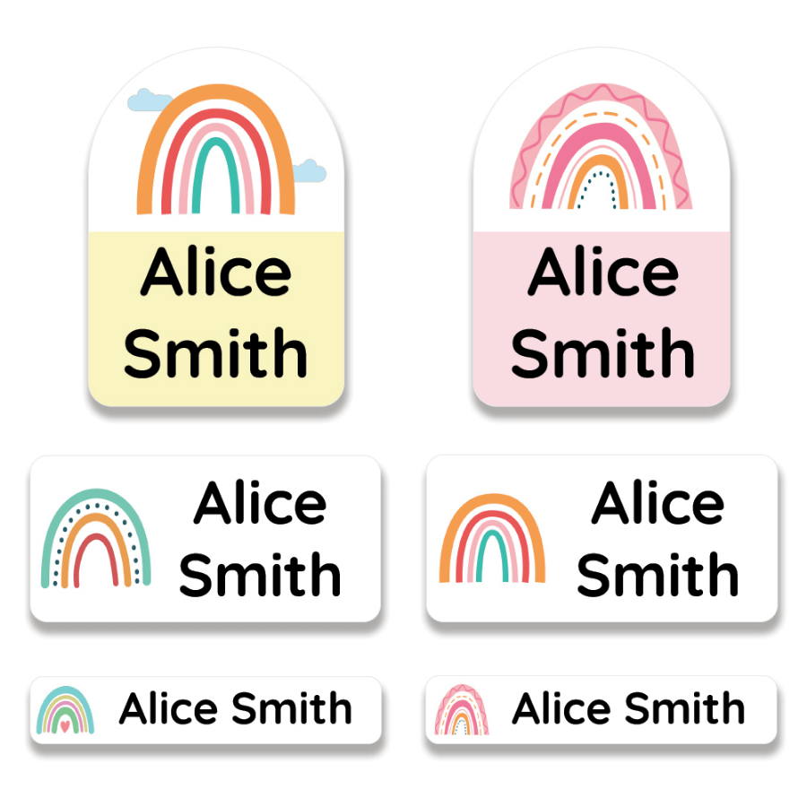 Rainbow name label