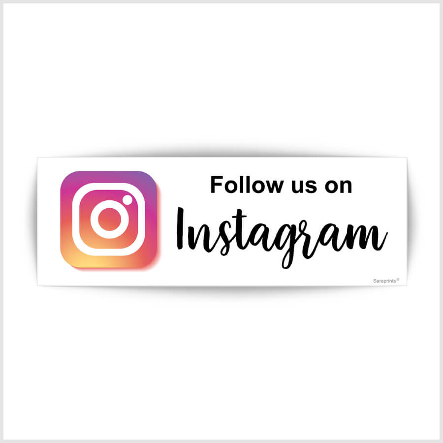 Follow Us On Instagram Sticker