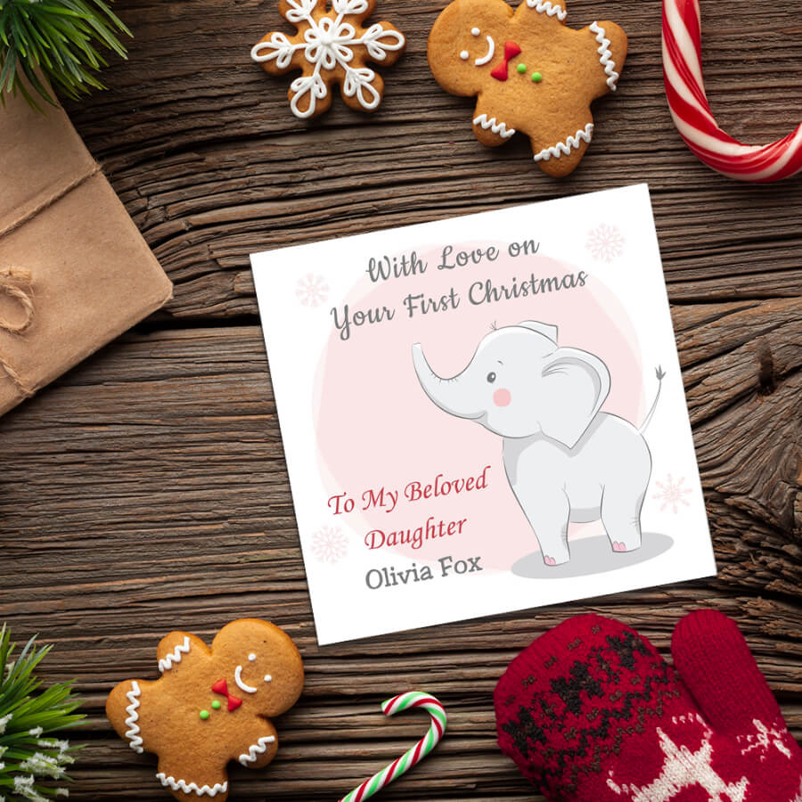 christmas card daughter