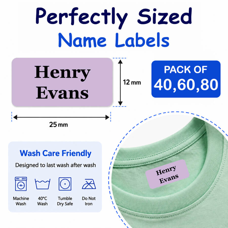 Personalised Daycare Labels