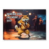 Dancing dog wall calendar 2027