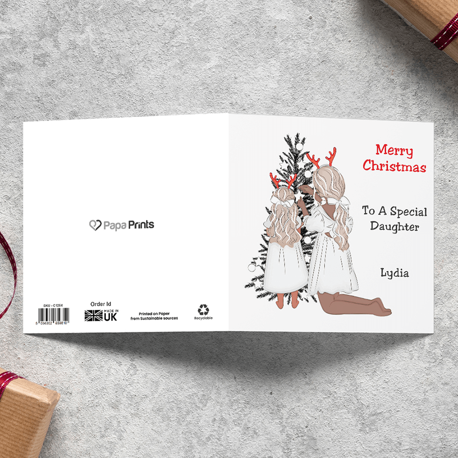 daughter christmas card messages