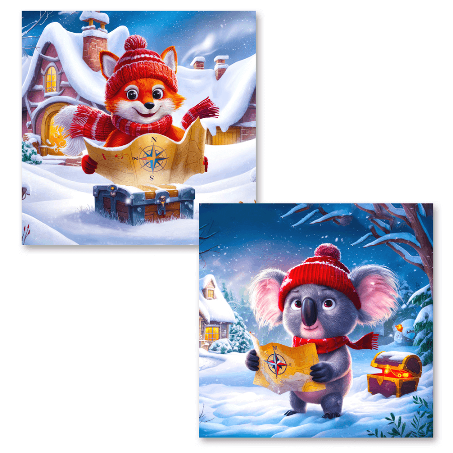 Festive Fox & Koala Holiday Pack