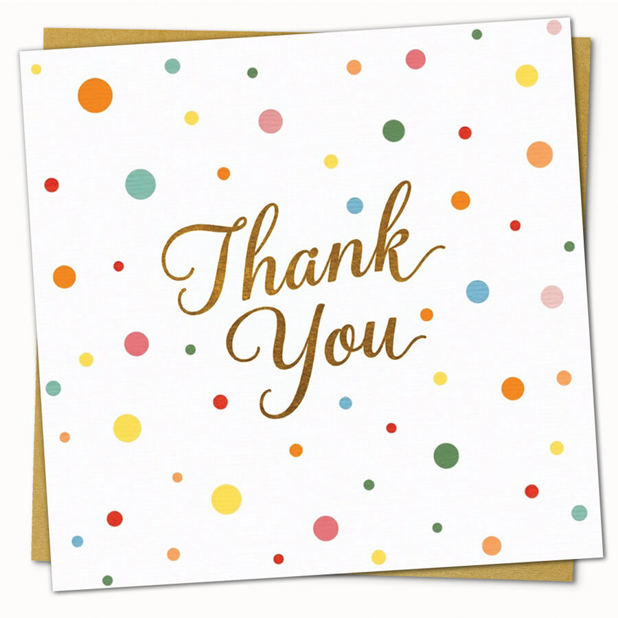 Premium Thank You Card with Envelope