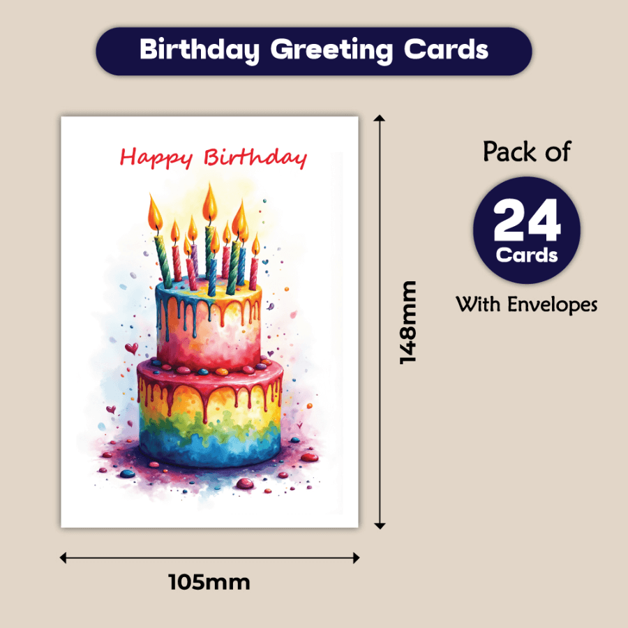 birthday cards multipack
