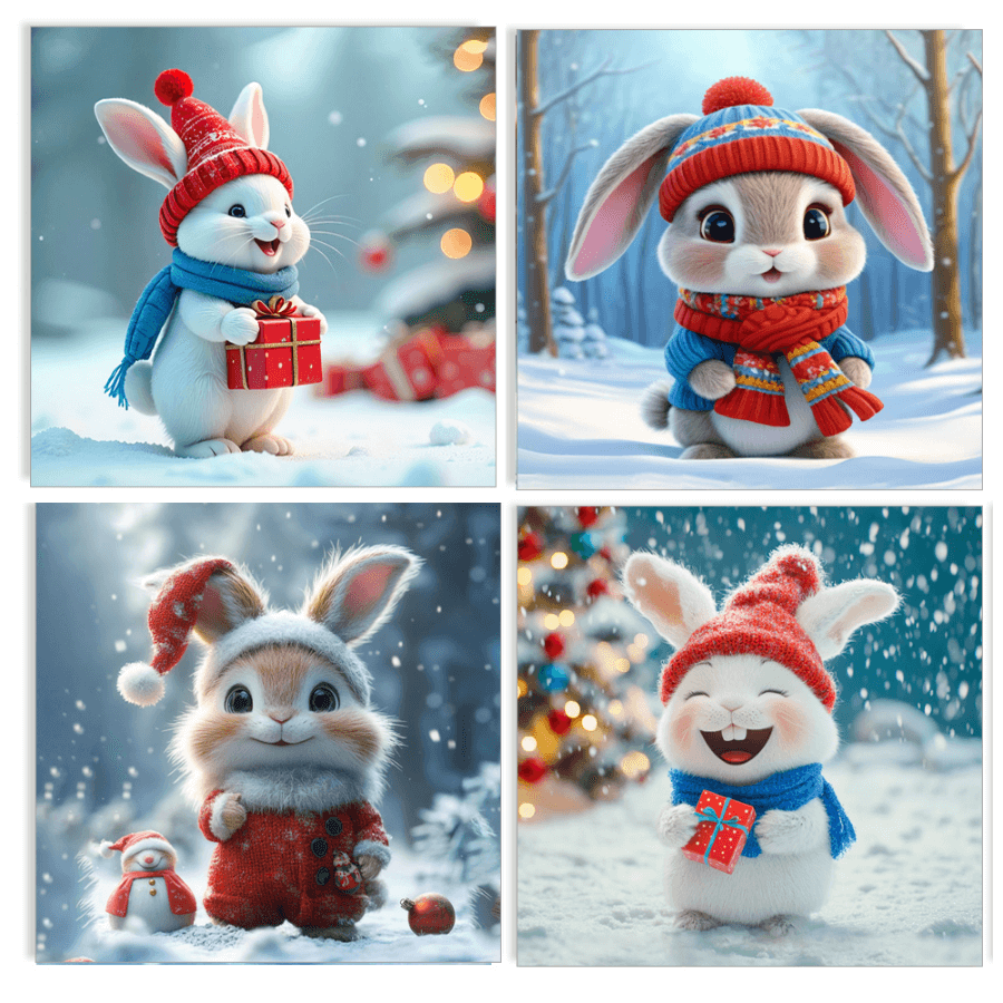 mini christmas cards