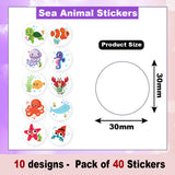 Adorable Animal Encouraging Stickers