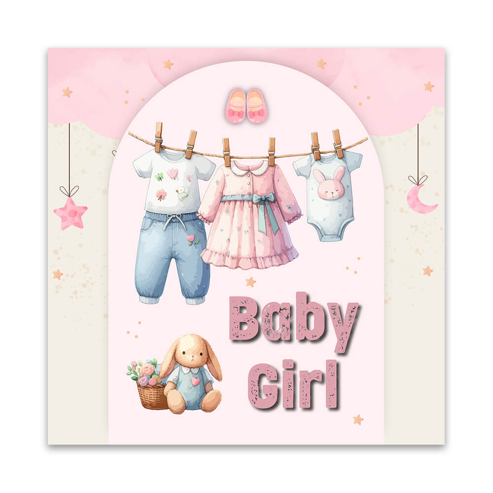 Baby Girl Congratulations Card
