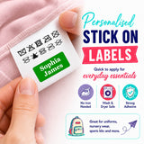 Lunch Box Name Stickers