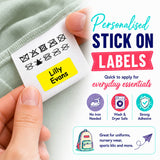Custom Stick-On Labels for Kids