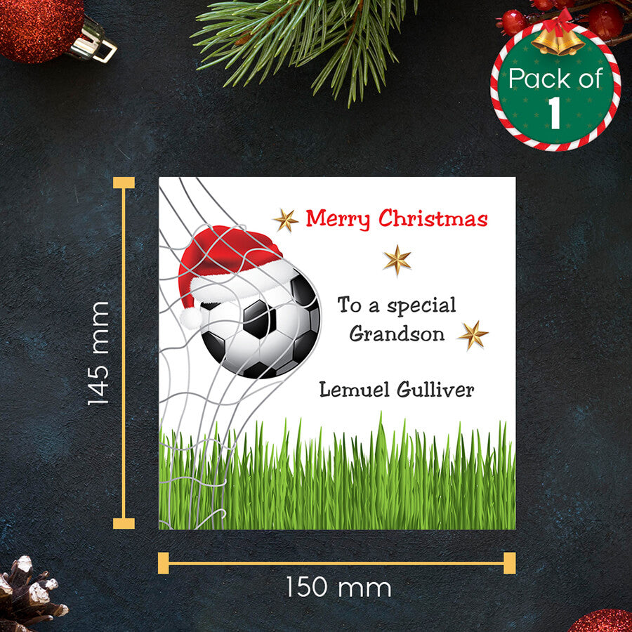 christmas football cards