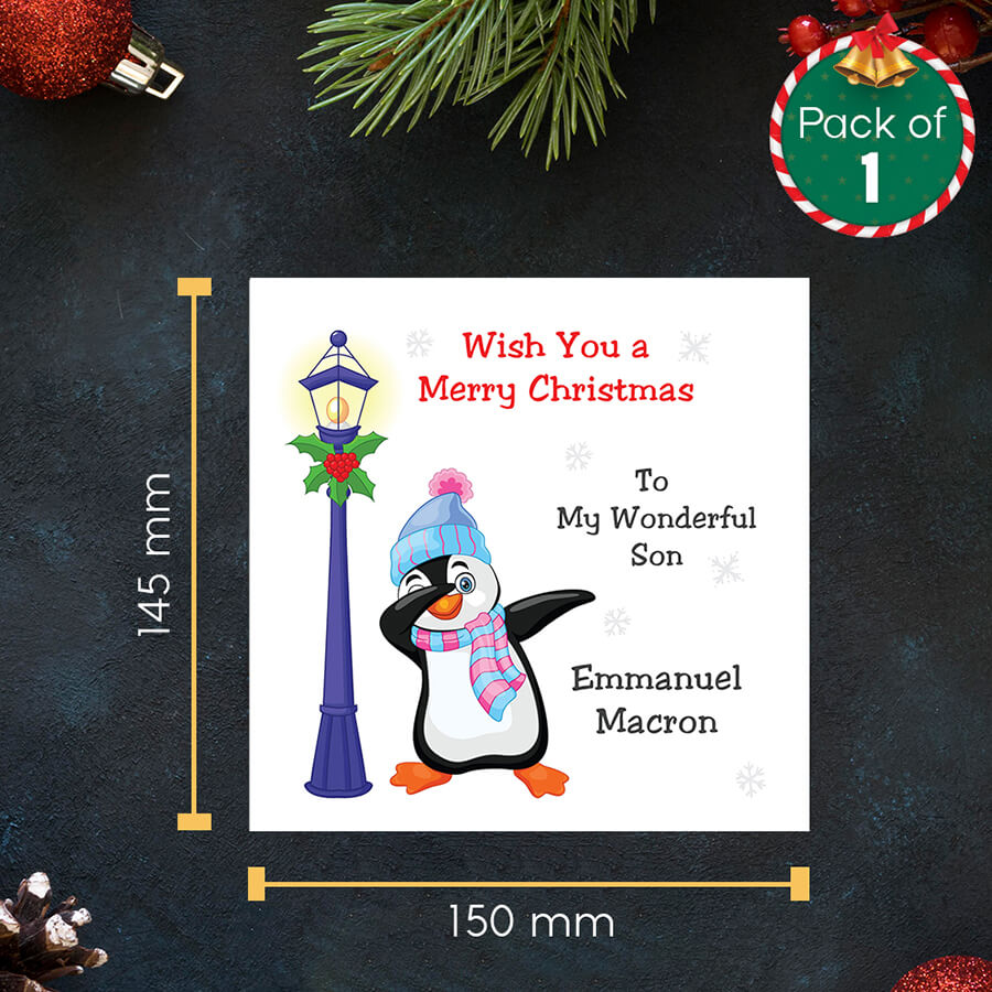 penguin xmas cards
