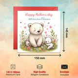 mama bear personalised mothers day greeting card