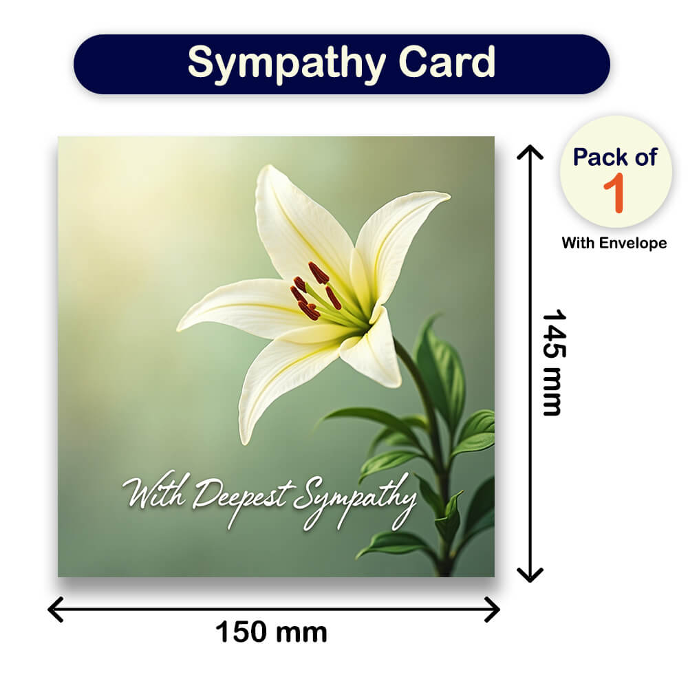 Flower Sympathy Card