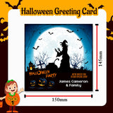 Personalised Halloween Greeting Card