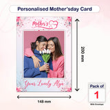 Custom Mother’s Day photo greeting card for mum UK