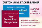 Vinyl Sticker banners