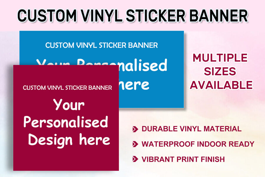 Vinyl Sticker banners