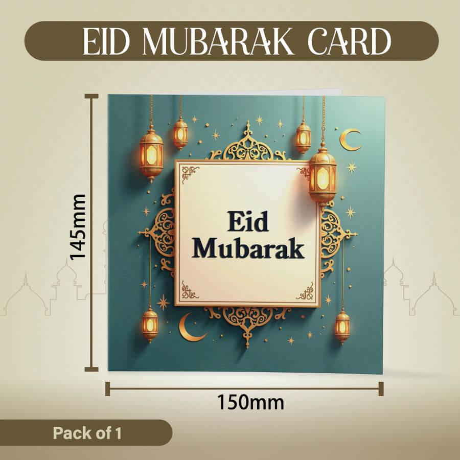 Eid card with envelope