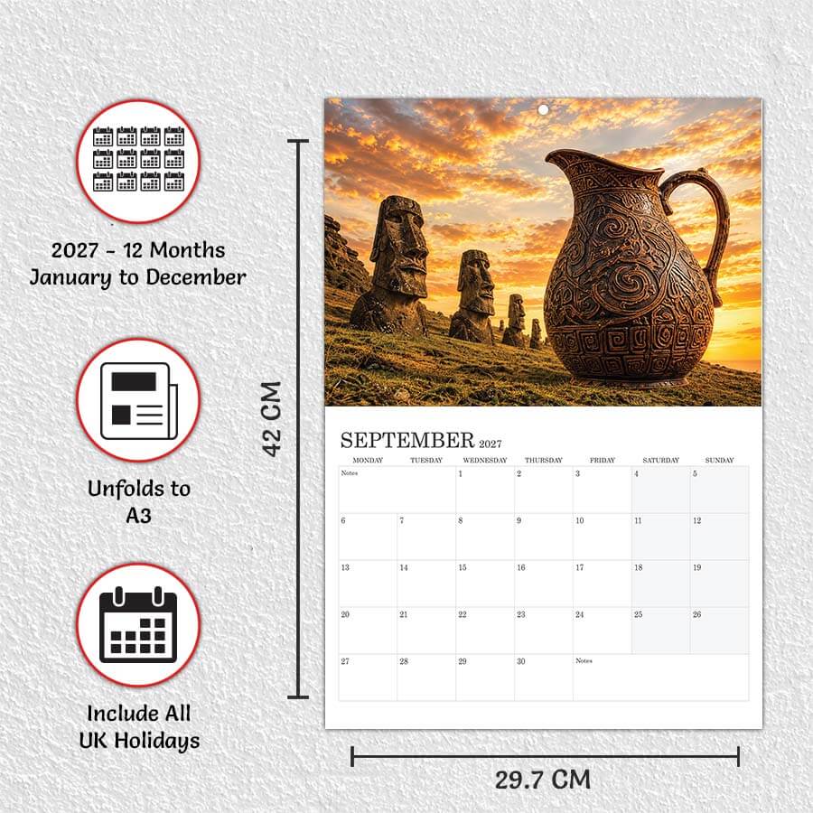 Big Jugs Calendar 2027 monthly wall calendar