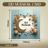 elegant Eid card with envelope