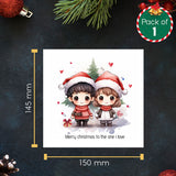 Christmas Card - For -  To The One I Love
