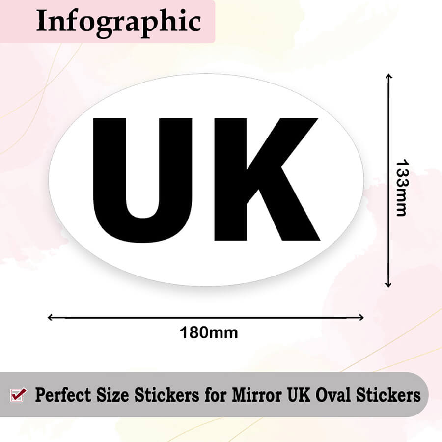 Oval UK Car Sticker