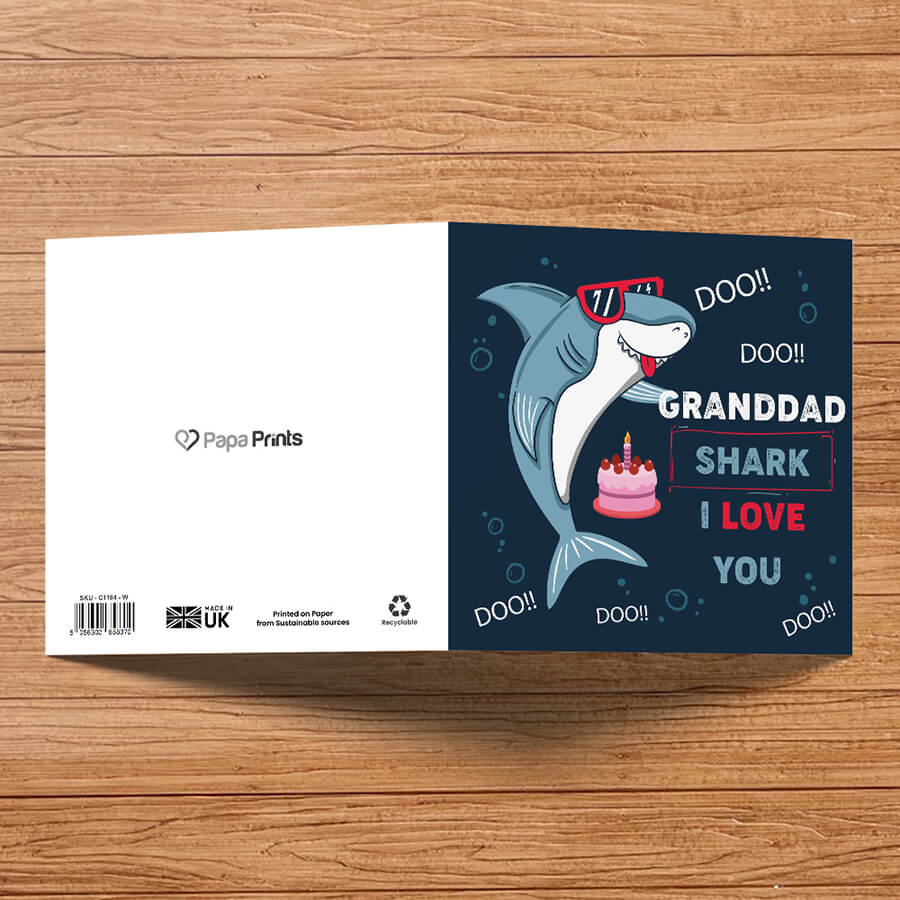 Shark-Themed Greeting Cards