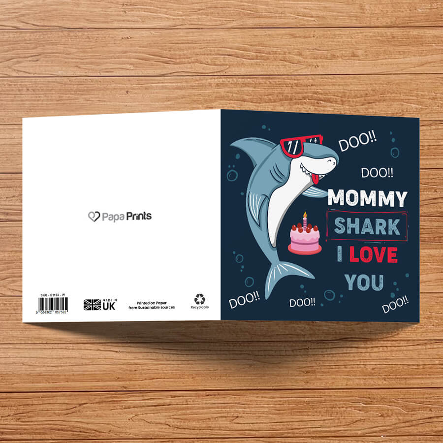 Shark-Themed Greeting Cards