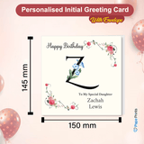 Personalised Initial Birthday Card