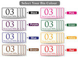 Personalized Wheelie Bin Stickers