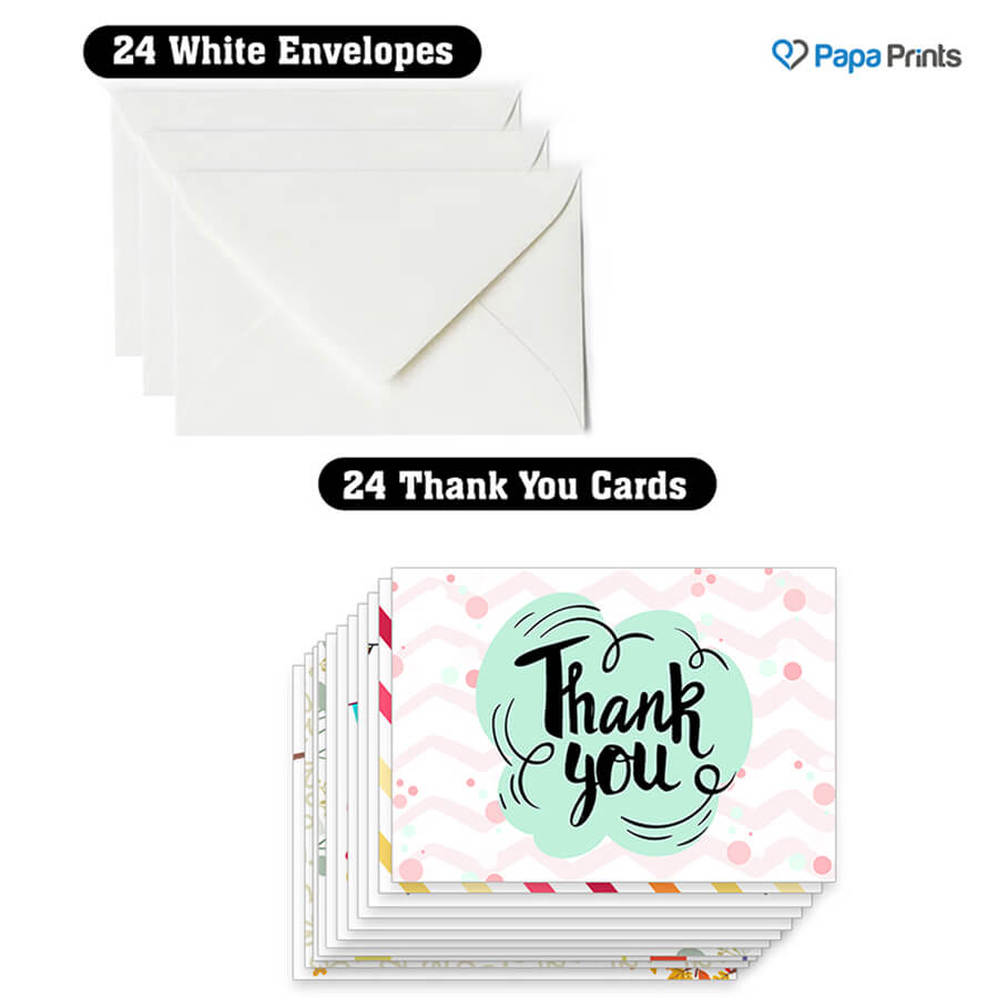 Elegant Thank You Postcards