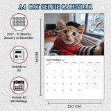 Cat Selfie calendar 2027