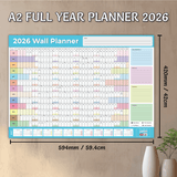Multicolour wall calendar