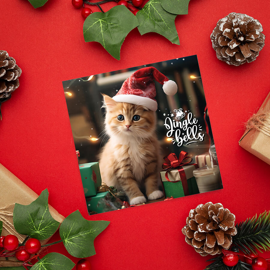 Purr-fect holiday cards