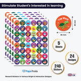 Cartoon Animal Stickers to Celebrate Achievements