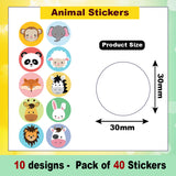 Adorable Animal Encouraging Stickers
