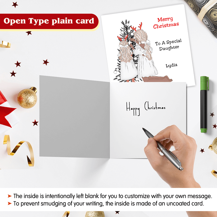 daughter christmas cards uk