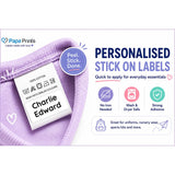 Stick-On Labels Feature