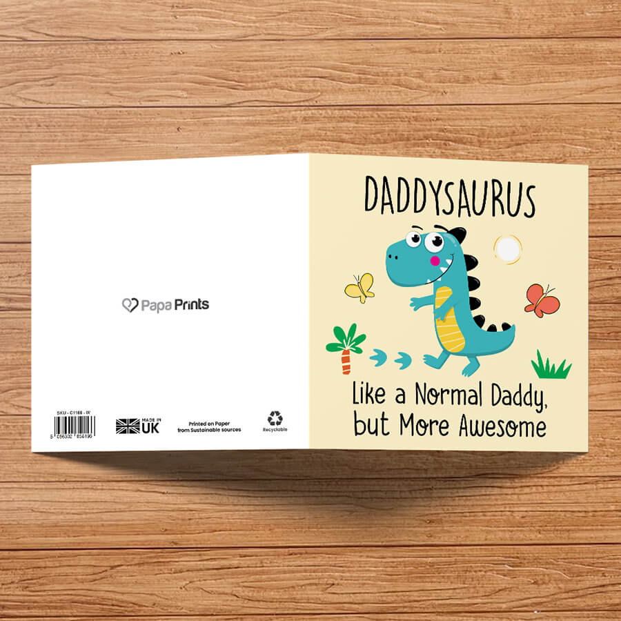 Cute Dinosaur Cards for Family