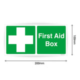 First Aid Symbol Sticker For Box